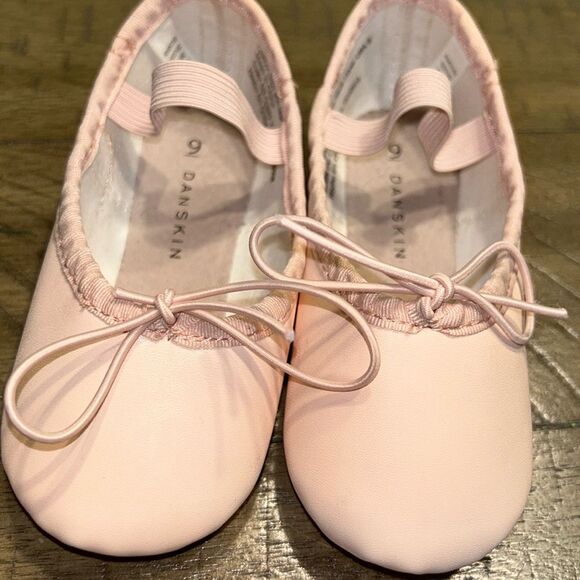 Danskin Light Pink Kids Dance Slippers - Picture 2 of 7